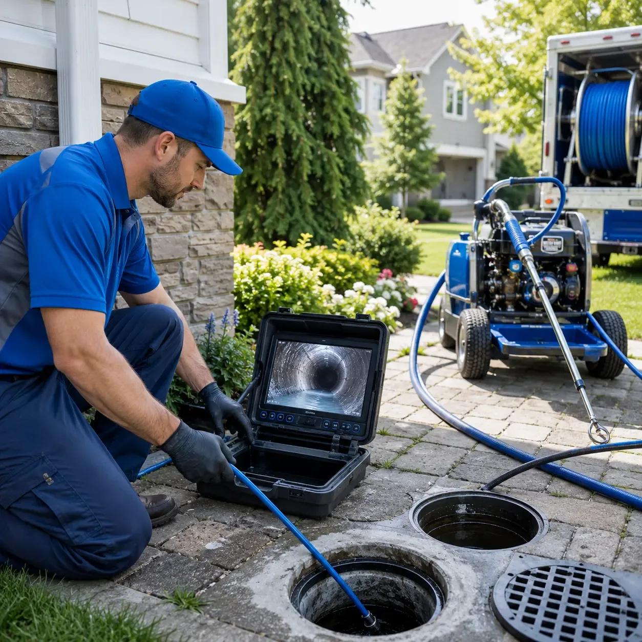 Outdoor drain cleaning professionals serving Schulenburg, TX
